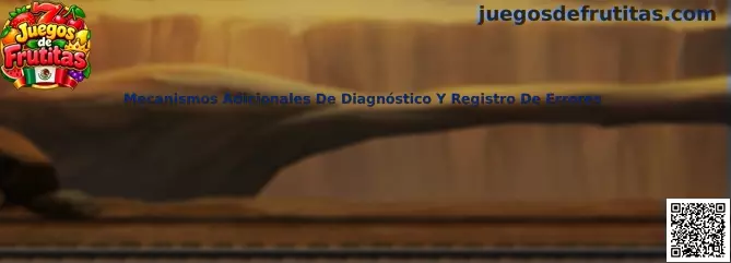 Imagen temática de Juegos de Frutitas sobre diagnóstico, monitoreo de rendimiento y registro de errores